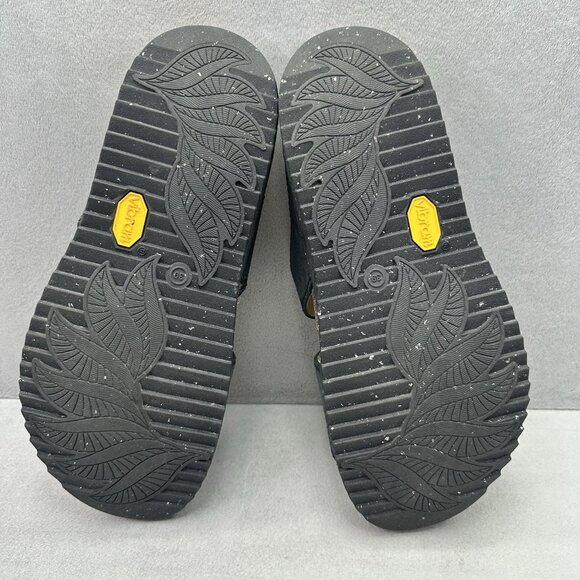 Womens 8.5-9 / EU 39 Dansko Dayna Sandals Black Suede Adjustable Vibram Slide - Picture 7 of 8